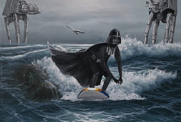 Darth Surfer  - A4 – Bild 3