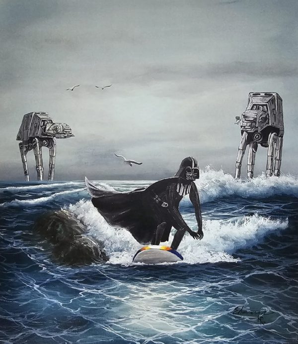 Darth Surfer  - A4 – Bild 2