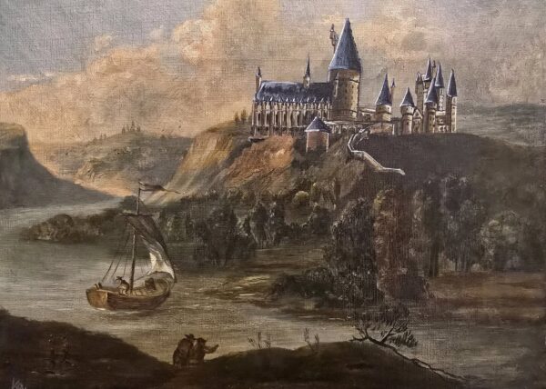 Hogwarts thront auf einem Hügel über einer idyllischen Landschaft – Bild 2