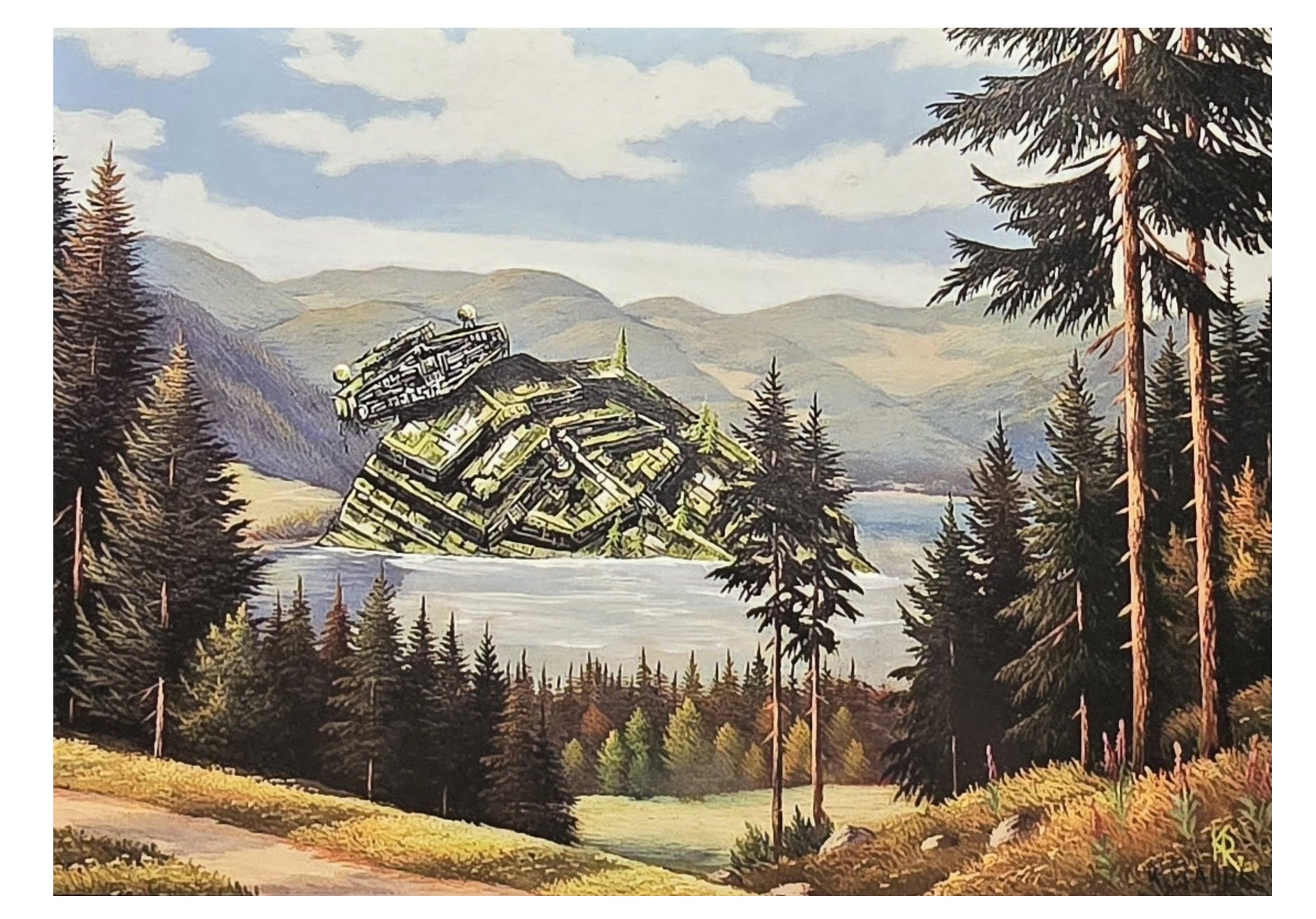 Abgestürzter Sternenzerstörer - Postkarte – Bild 2