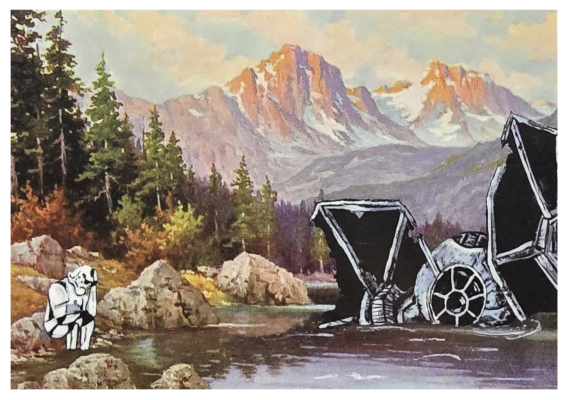 Abgestürzter Stormtrooper - Postkarte – Bild 2