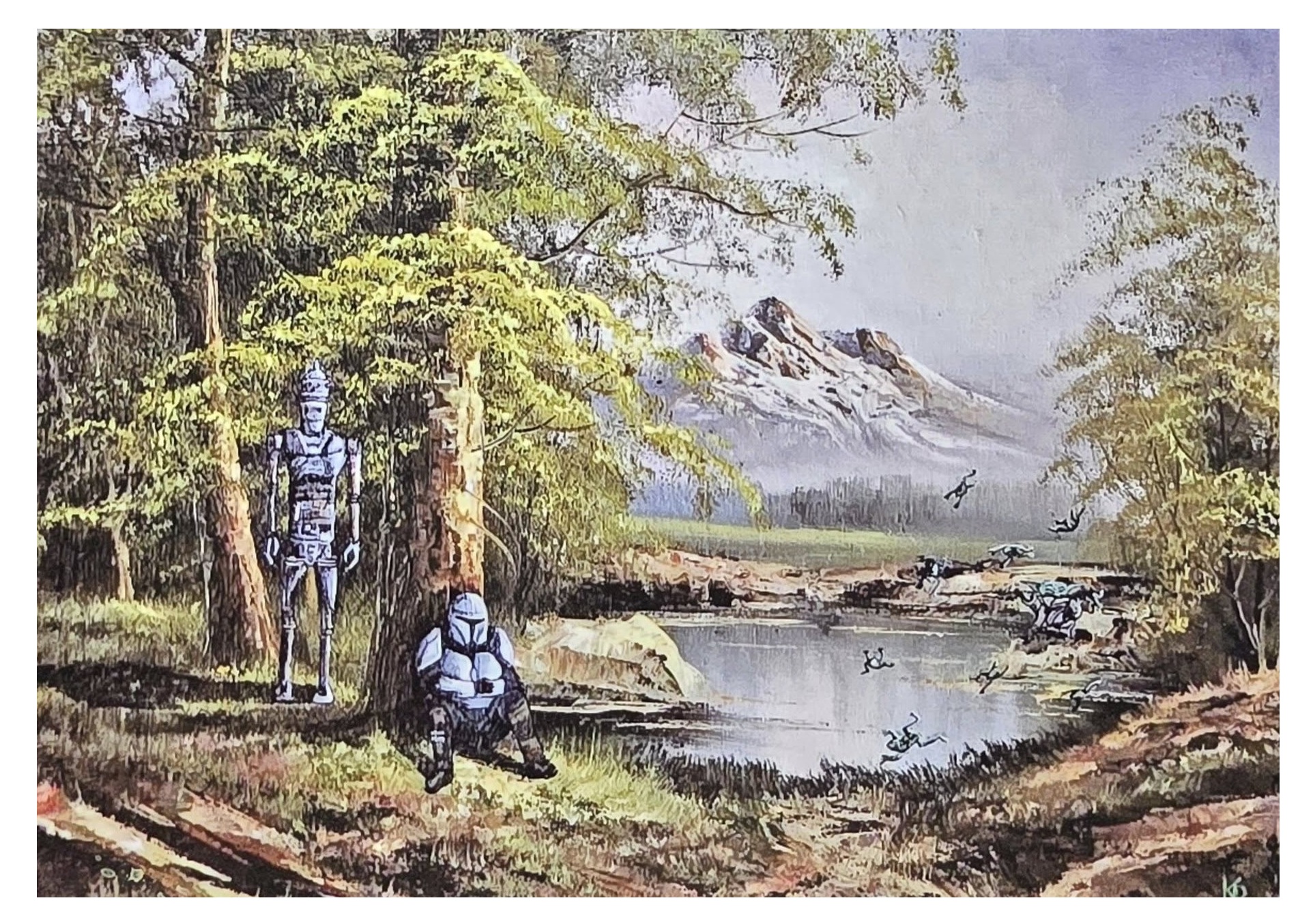 Mano im Wald - Postkarte – Bild 2