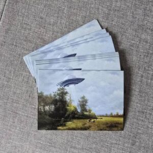 Kuh Entführung - Postkarte