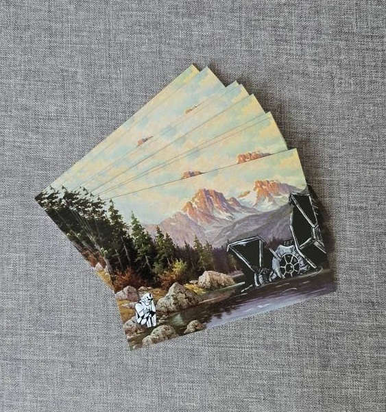 Abgestürzter Stormtrooper - Postkarte