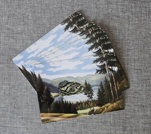 Abgestürzter Sternenzerstörer - Postkarte