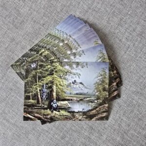 Mano im Wald - Postkarte