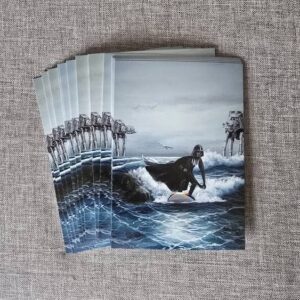 Darth Surfer - Postkarte