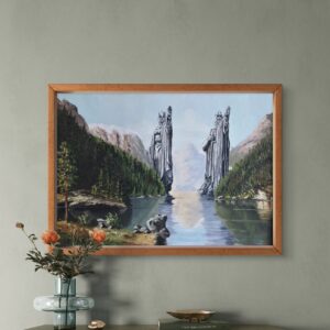 Die Argonath am Königssee - Original Upcycling Bild