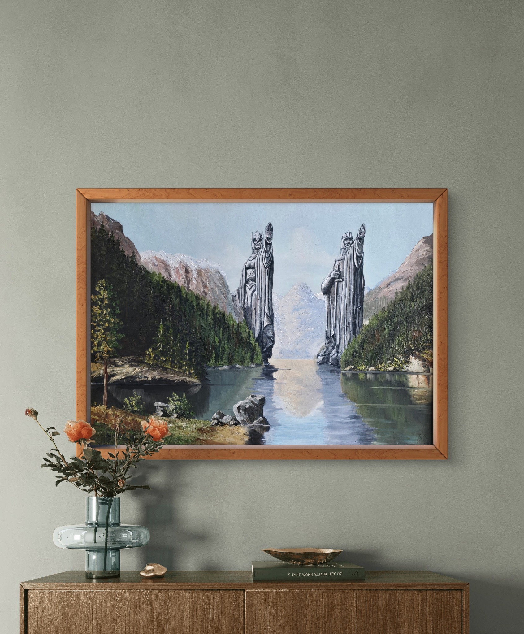 Die Argonath am Königssee - Original Upcycling Bild