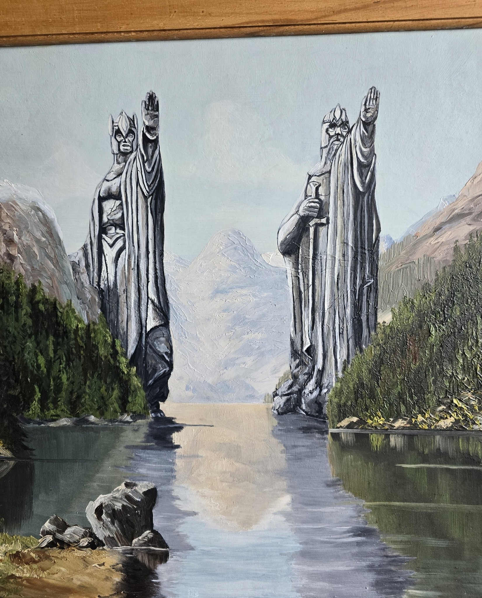Die Argonath am Königssee - Original Upcycling Bild – Bild 2