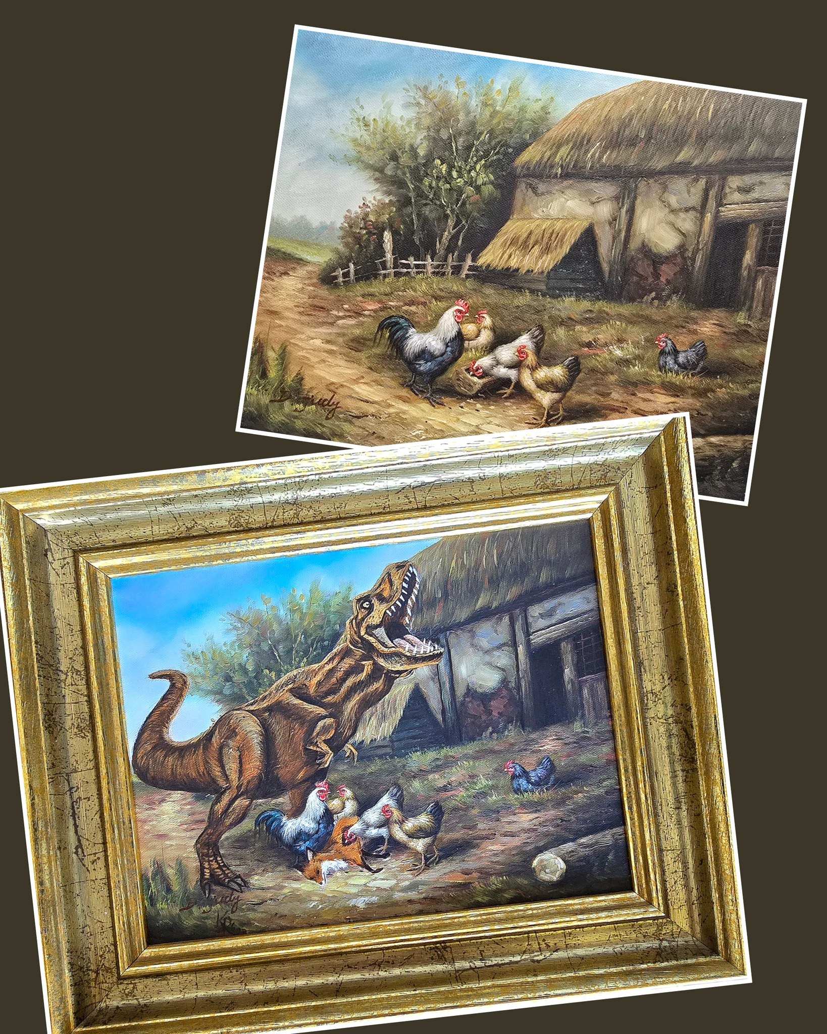 Verkauft - Remember who you Are - Original Upcycling Bild – Bild 3