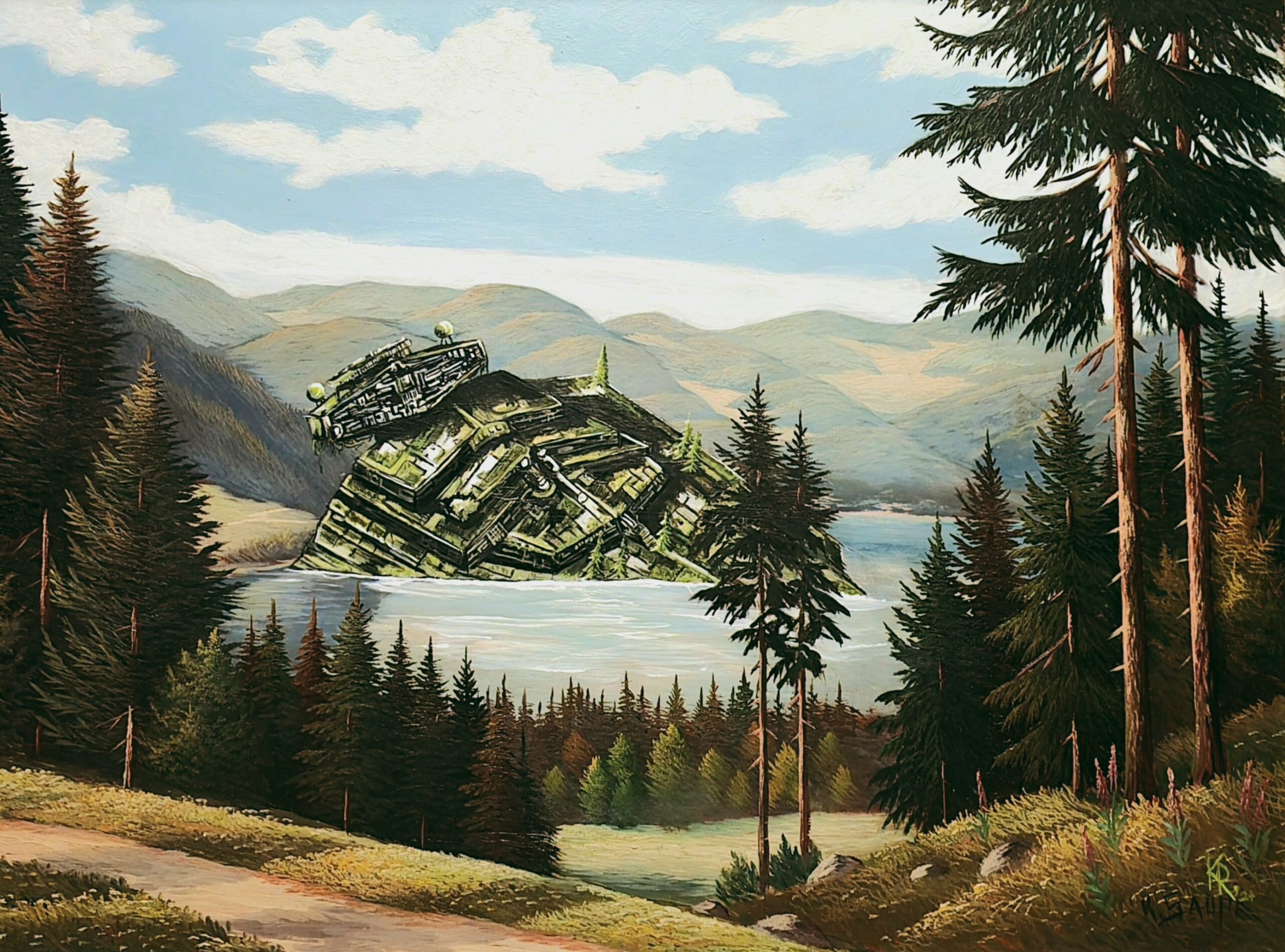 Abgestürzter Sternenzerstörer - Kunstdruck – Bild 2