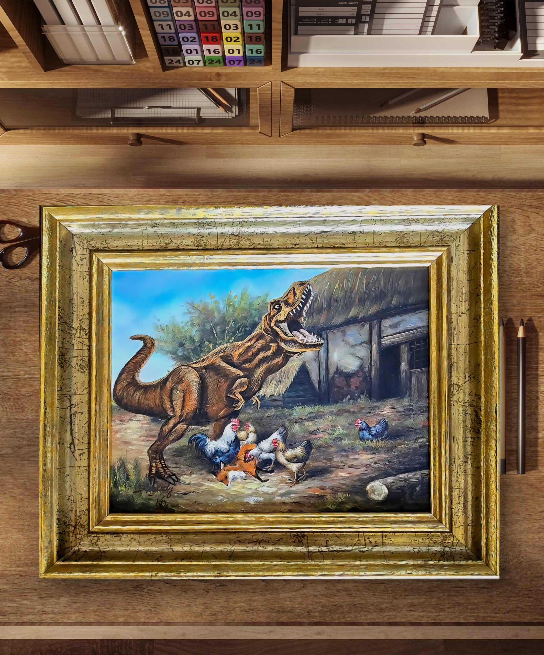 Verkauft - Remember who you Are - Original Upcycling Bild