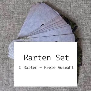 Karten Set - Fünf Karten für einen Preis!