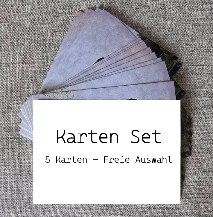 Karten Set - Fünf Karten für einen Preis!