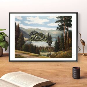 Abgestürzter Sternenzerstörer - Kunstdruck