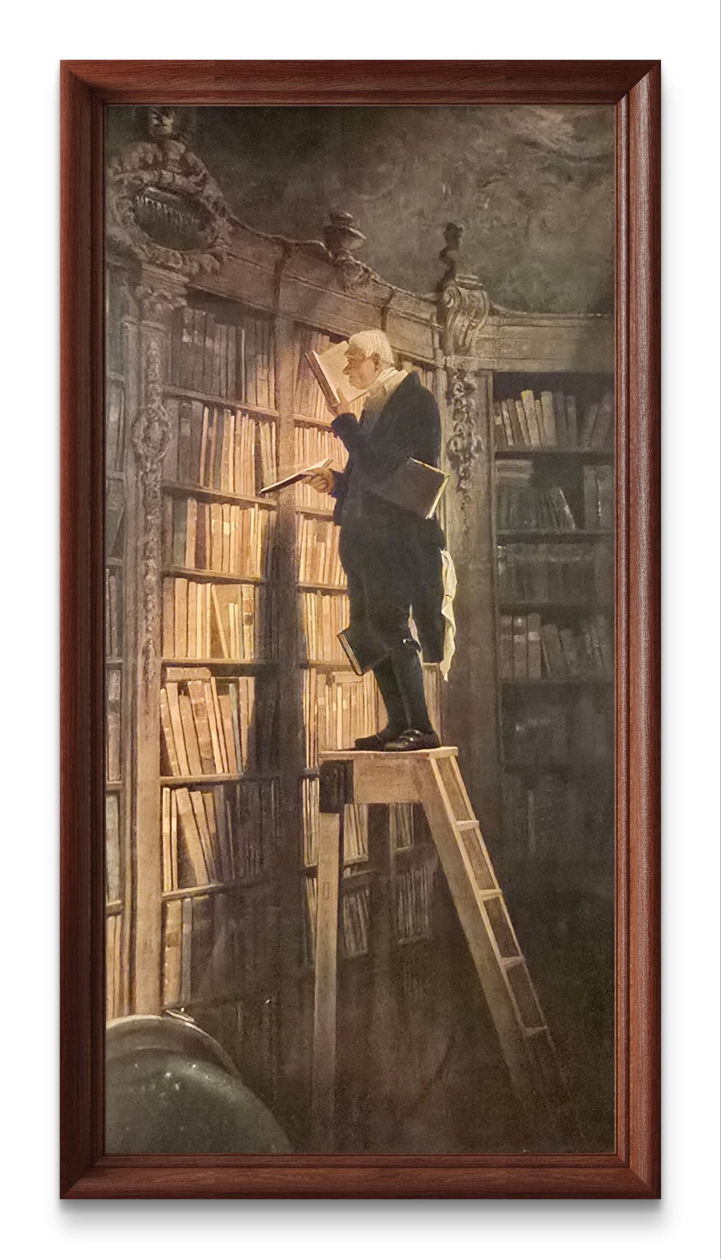 Verkauft - Geisterstunde - Original Upcycling Bild – Bild 5