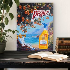 Verkauft - Meister Proper Problemlöser - Original Upcycling Bild